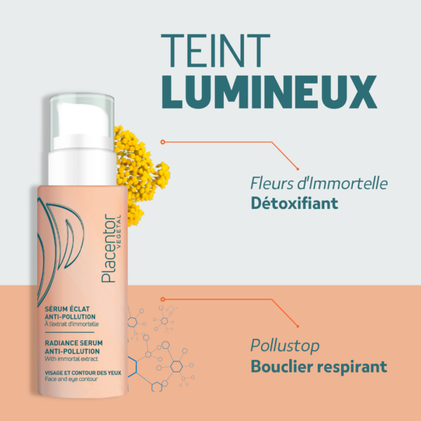 现货法国placentor vegetal防御污染亮肤净化肌肤精华30ML