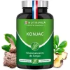 法国Nutrimea Konjac魔芋葡萄干聚糖减重代餐抑制食欲降低胆固醇胶囊90粒 - 图片 2