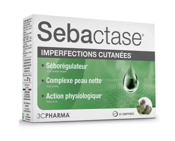法国 SEBACTASE® 薰衣草植萃净肌片 30粒 1个月量